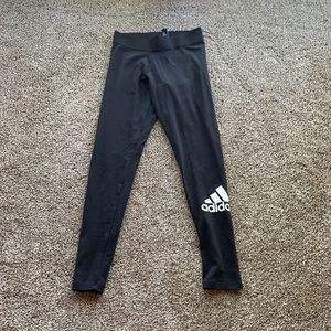 Black Adidas black leggings